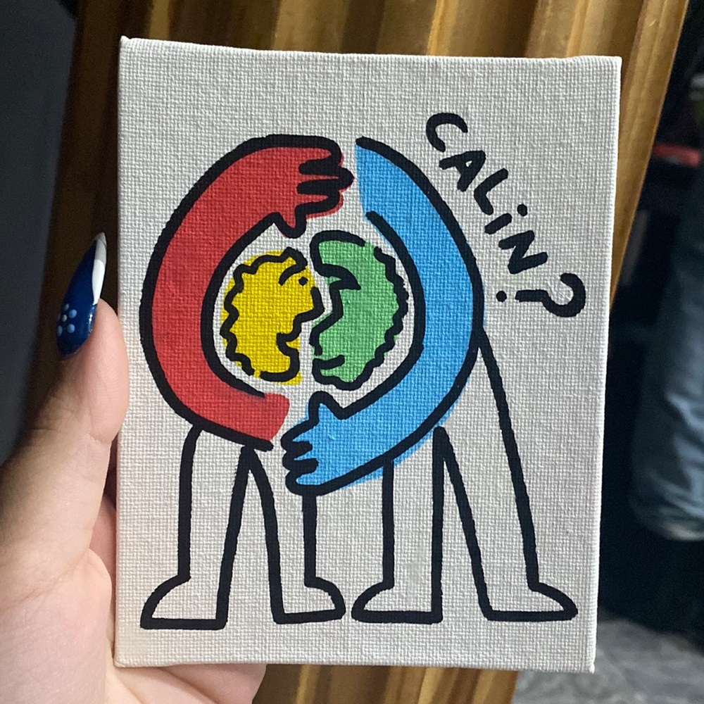 HUG? ~ HAND PAINTED | SUPPORT A LOCAL ARTIST
